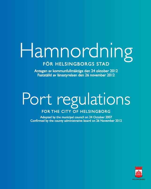 Hamnordning/Port Regulations
