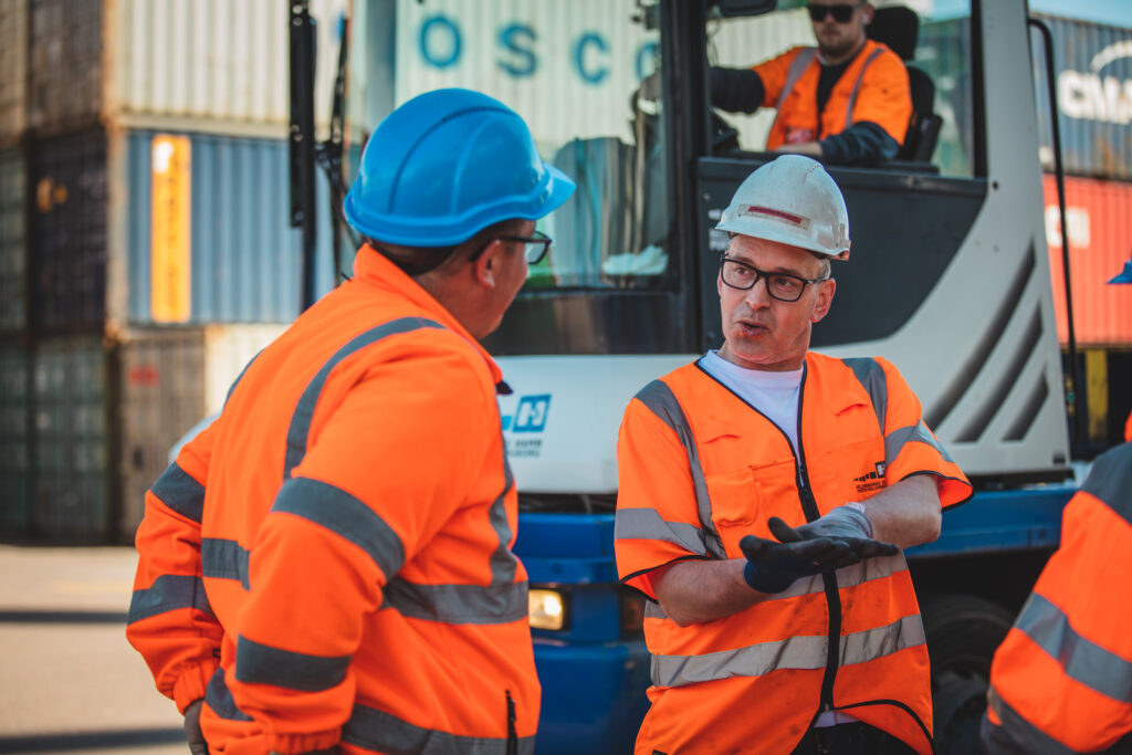 Stuveripersonal i Västhamnen